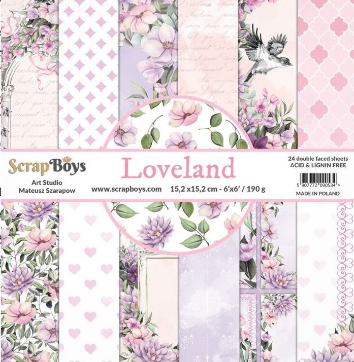 Scrap Boy Loveland 6x6 Paper Pad