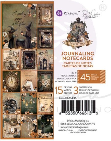 Prima Marketing Made of Magic 3x4 Inch Journaling Cards by The 3 Girls Tale