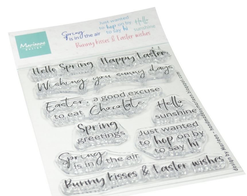 Marianne Design Clear Stamps Spring is in the Air by Marleen (CS1194)(03-26)