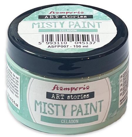 Stamperia Art Stories Misty Paint Celadon 150ml 