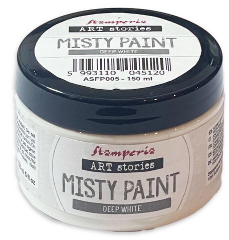 Stamperia Art Stories Misty Paint Deep White 150ml