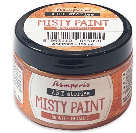 Stamperia Art Stories Misty Paint Metallic Bronzite 150ml 