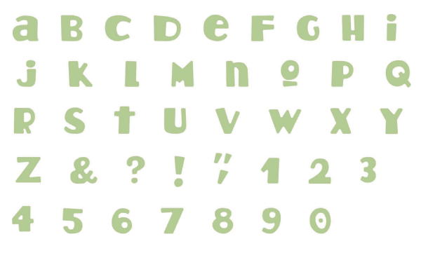 QuicKutz Alphabets - Moxie Unicase Skinni Mini