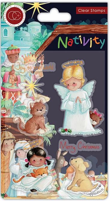 Craft Consortium Nativity - Stamp Set - Angels