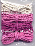 Handmade Paper Cord - Shades of Pink