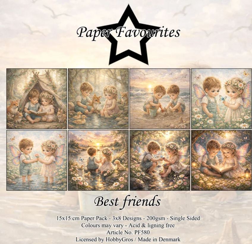 Paper Favourites Best Friends 6x6 Inch Paper Pack (PF580)