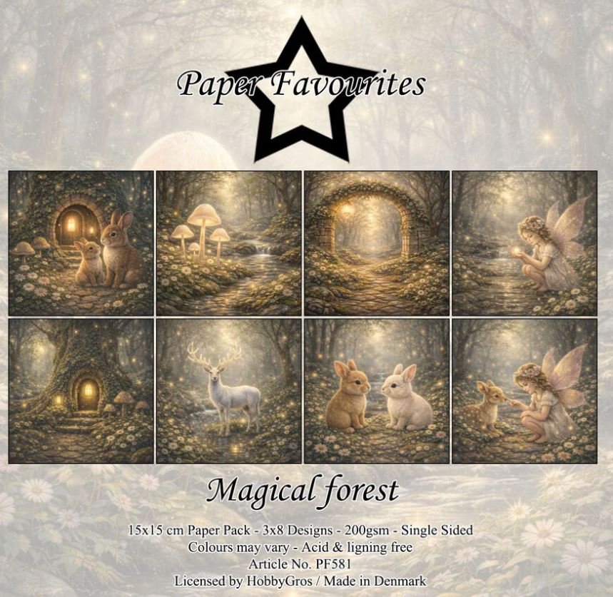 Paper Favourites Magical Forest 6x6 Inch Paper Pack (PF581)