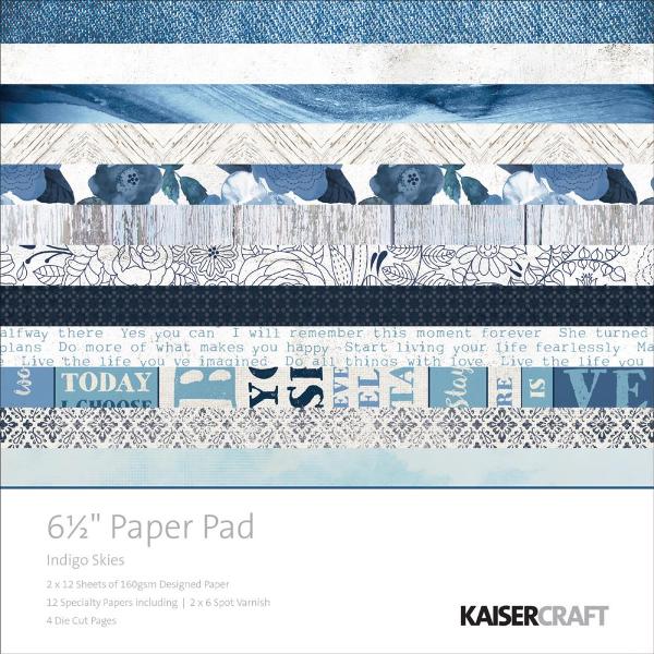 Kaisercraft Indigo Skies Paper & Die-Cuts Pad