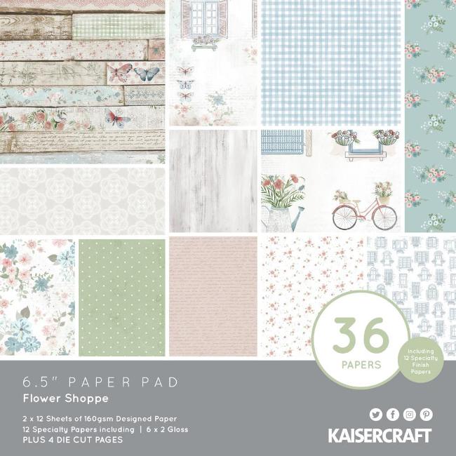 Kaisercraft Flower Shop Paper Pad (Includes speciality and die-cut elements)
