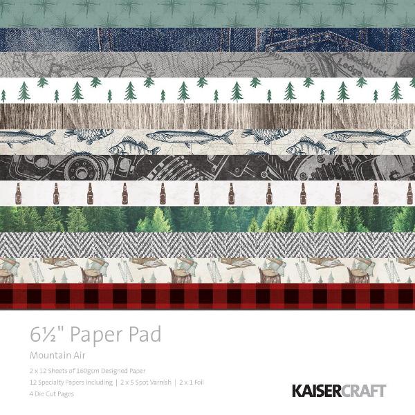 Kaisercraft Mountain Air Paper Pad (Includes speciality and die-cut elements)