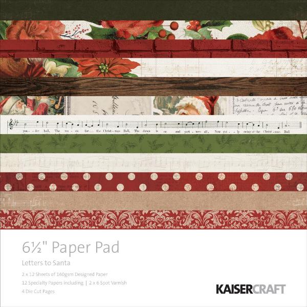 Kaisercraft Letters to Santa Paper & Die-Cuts Pad
