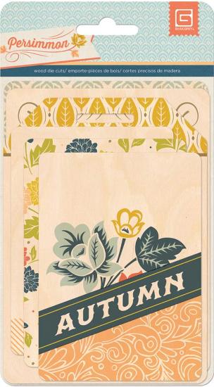 Basic Grey Persimmon Wood Veneer Cards