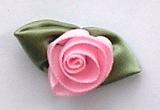 30mm Ribbon Rosebuds - Pink