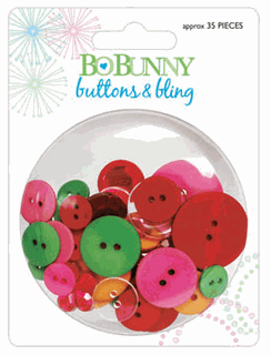 Bo Bunny Popsicle - Buttons & Bling