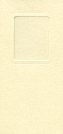 Pearlescent Small DL Aperture Cards - Vanilla