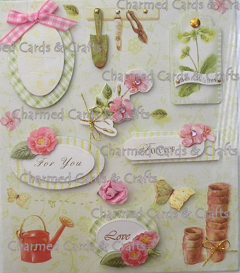 Handmade Dec Everyday L/P  -  Pink Flowers & Gardening (7056)