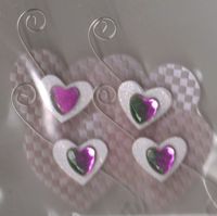 Handmade Everyday S/D - Pink Jewel Vellum Hearts