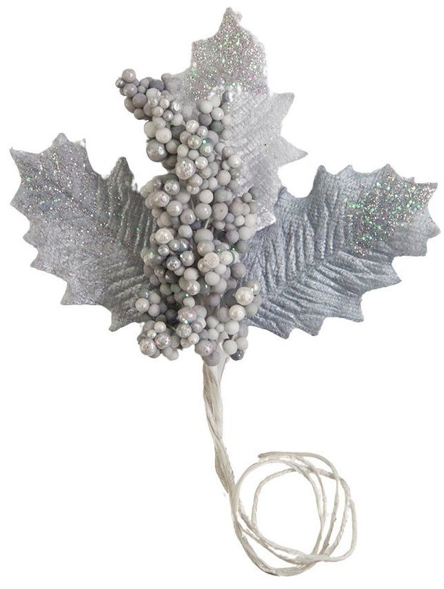 Prima Candy Cane Flowers - Silver Bells (663049)