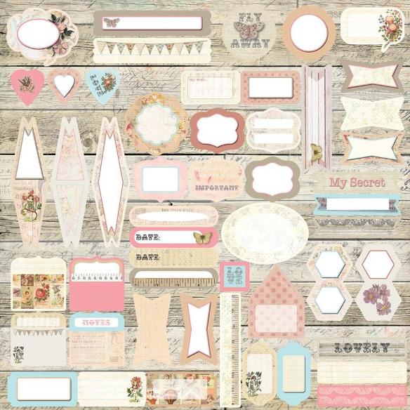 Prima Marketing Fairy Rhymes Journalling Spot (12x12 sheet)