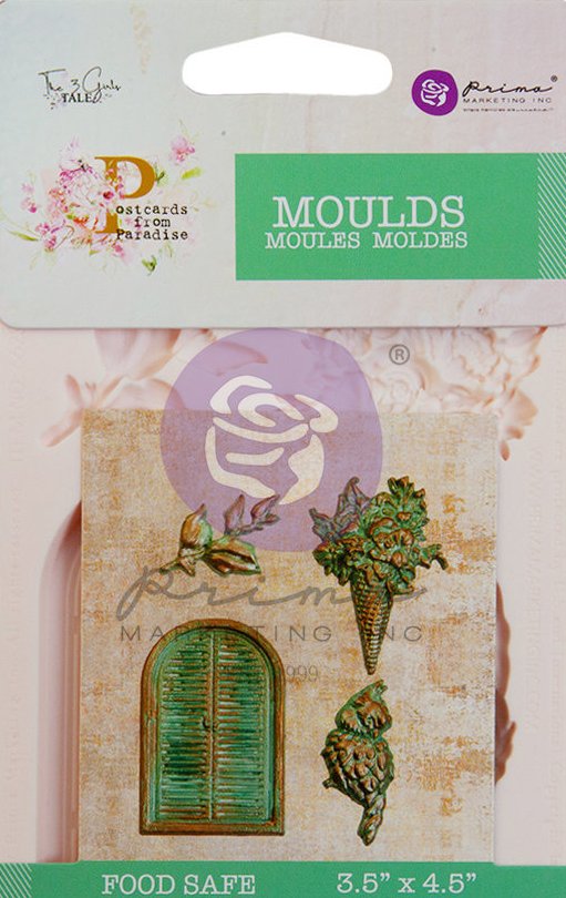 Prima Marketing Postcards from Paradise Mould (662332)