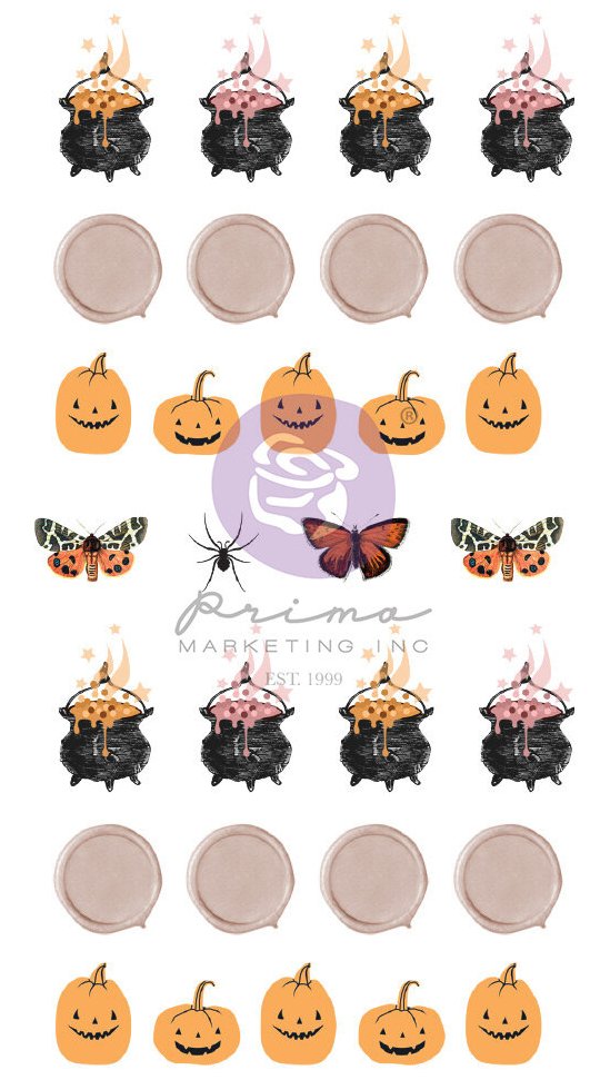 Prima Twilight Puffy Stickers Pumpkin Spells (980993)