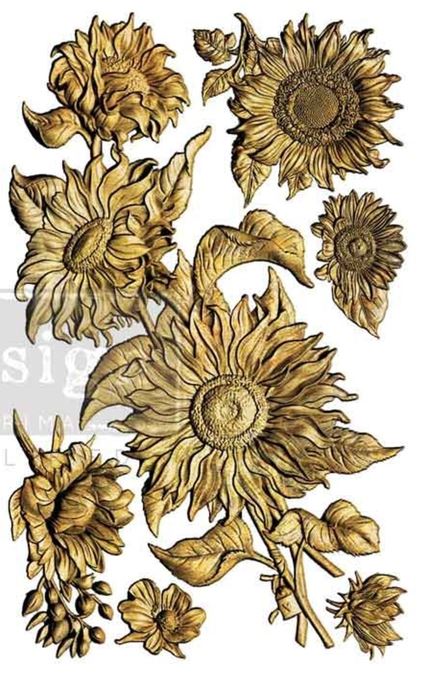 Re-Design with Prima Decor Moulds- Golden Solstice 5x8 Inch  (684600)