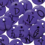Junkitz Alphabet Buttons  - Purple