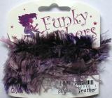 Purple Feather Fibre (2 yards)