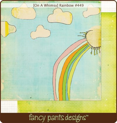 Fancy Pants On a Whimsy - Rainbow