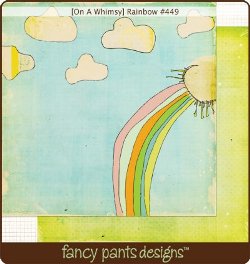 Fancy Pants On a Whimsy - Rainbow