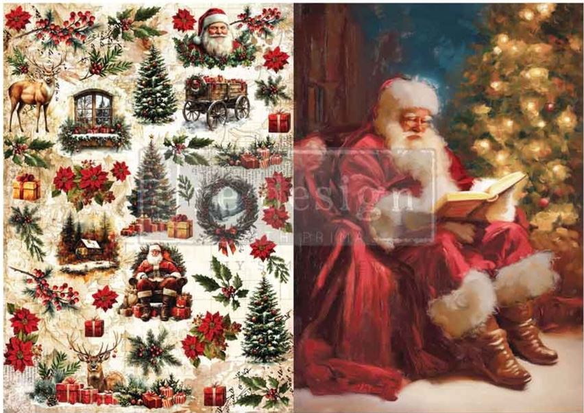 Re-Design with Prima - Everlasting Light A4 Decoupage Fiber Pack (2pcs) (679385)