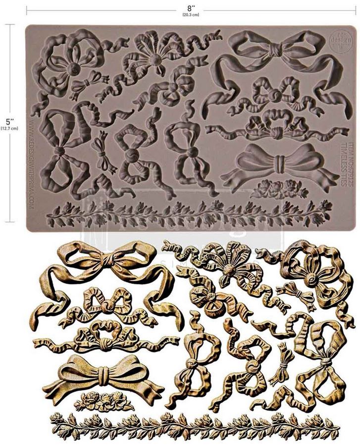 Prima Marketing Timeless Ties 5x8 Inch Decor Moulds (679125)