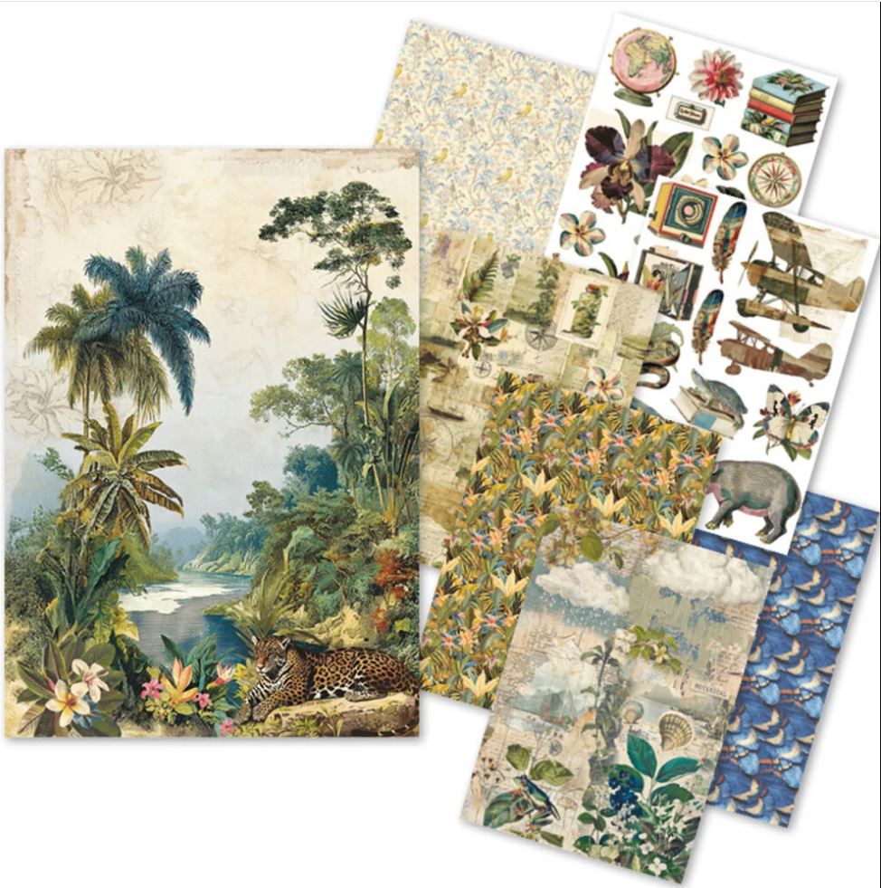 Ciao Bella Jungle Vibes A5 Rice Paper Mixed (8pcs) (CBRS041) 