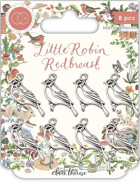 Craft Consortium Charms - Robin Red Breast