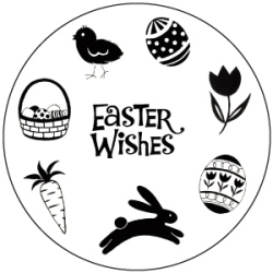 Queen & Co Clear Stamps - Easter