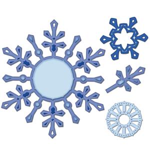 Spellbinders Shapeabilities Dies - Snowflake Pendant (S4286)