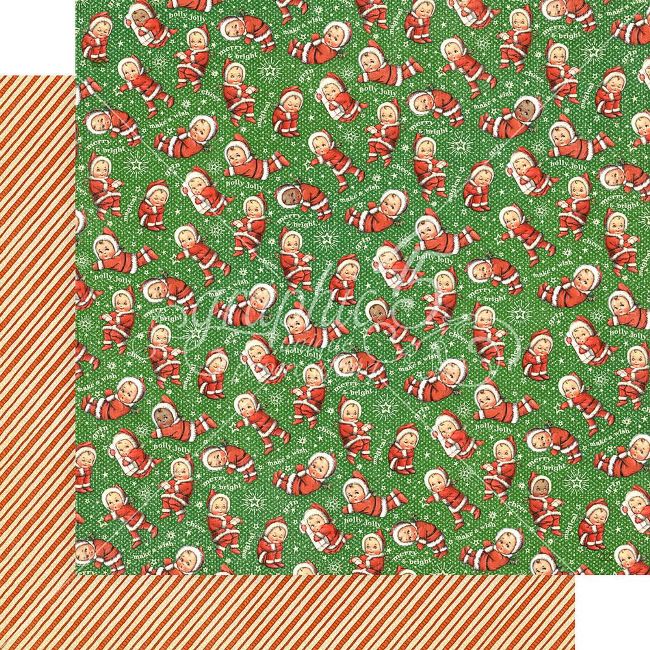 Graphic 45 Christmas Magic Paper - SANTA'S LITTLE HELPERS