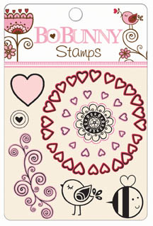 Bo Bunny Crazy Love Clearly Stamps