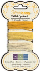 We R Memory Keepers Sew Easy Floss- Yellow (26 yards)