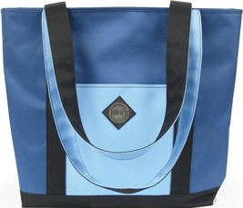 Urban Chic Tote-Ally Cool Shoulder Bag - Blue & Black 