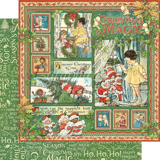 Graphic 45 Christmas Magic Paper - SIGNATURE PAGE