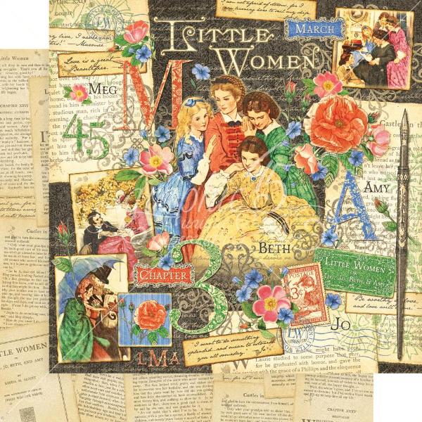 Graphic 45 Little Women - SIGNATURE PAGE