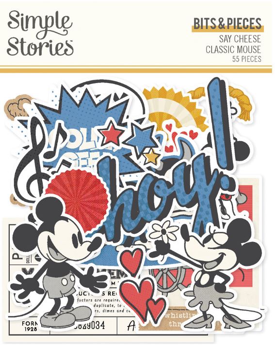 Simple Stories Say Cheese Classic Mouse Bits & Pieces 