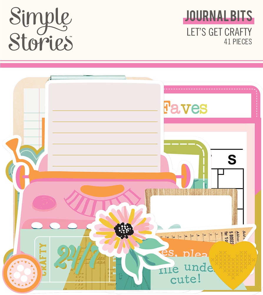 Simple Stories Let's Get Crafty Journal Bits (17218)