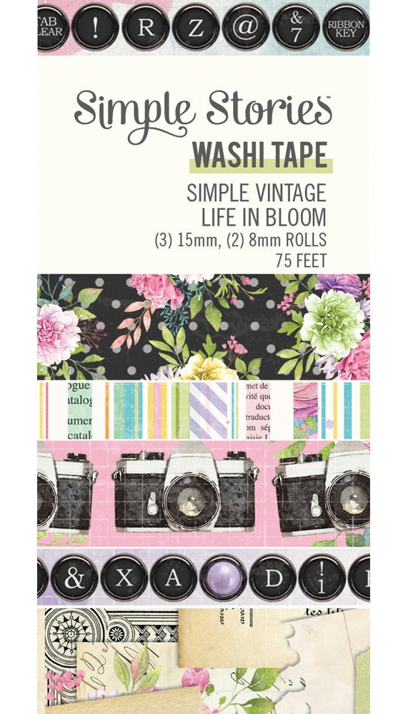 Simple Stories Simple Vintage Life in Bloom Washi Tape