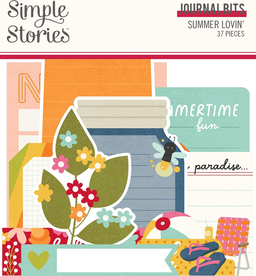 Simple Stories Summer Lovin' Journal Bits (17318)