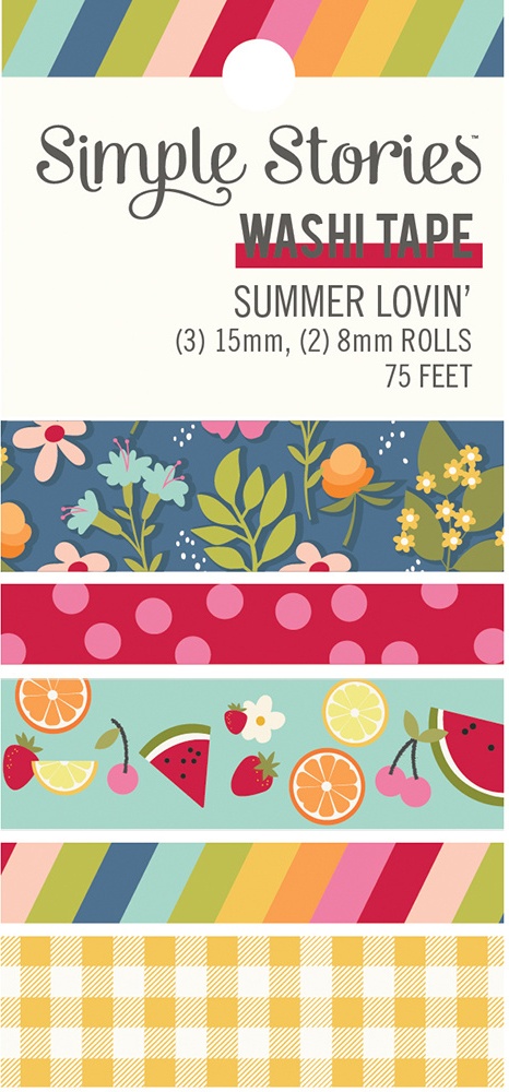 Simple Stories Summer Lovin' Washi Tape (17325)