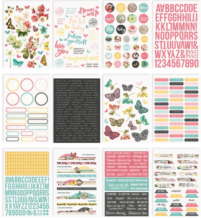 Simple Stories Simple Vintage Cottage Fields Sticker Book (14723)