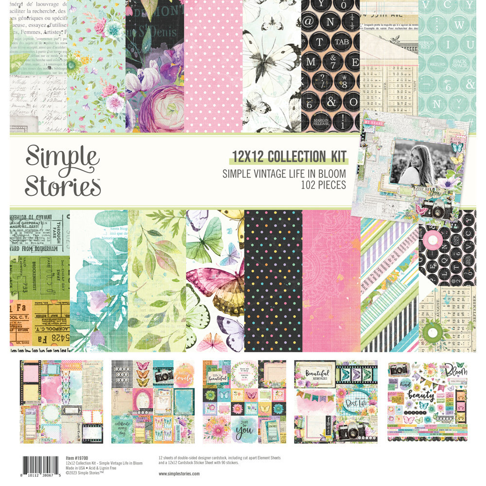 Simple Stories Simple Vintage Life in Bloom Collection Kit 