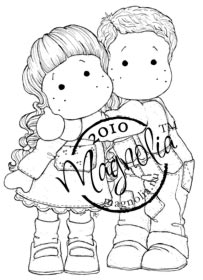 Magnolia Stamps - Sister & Brother 